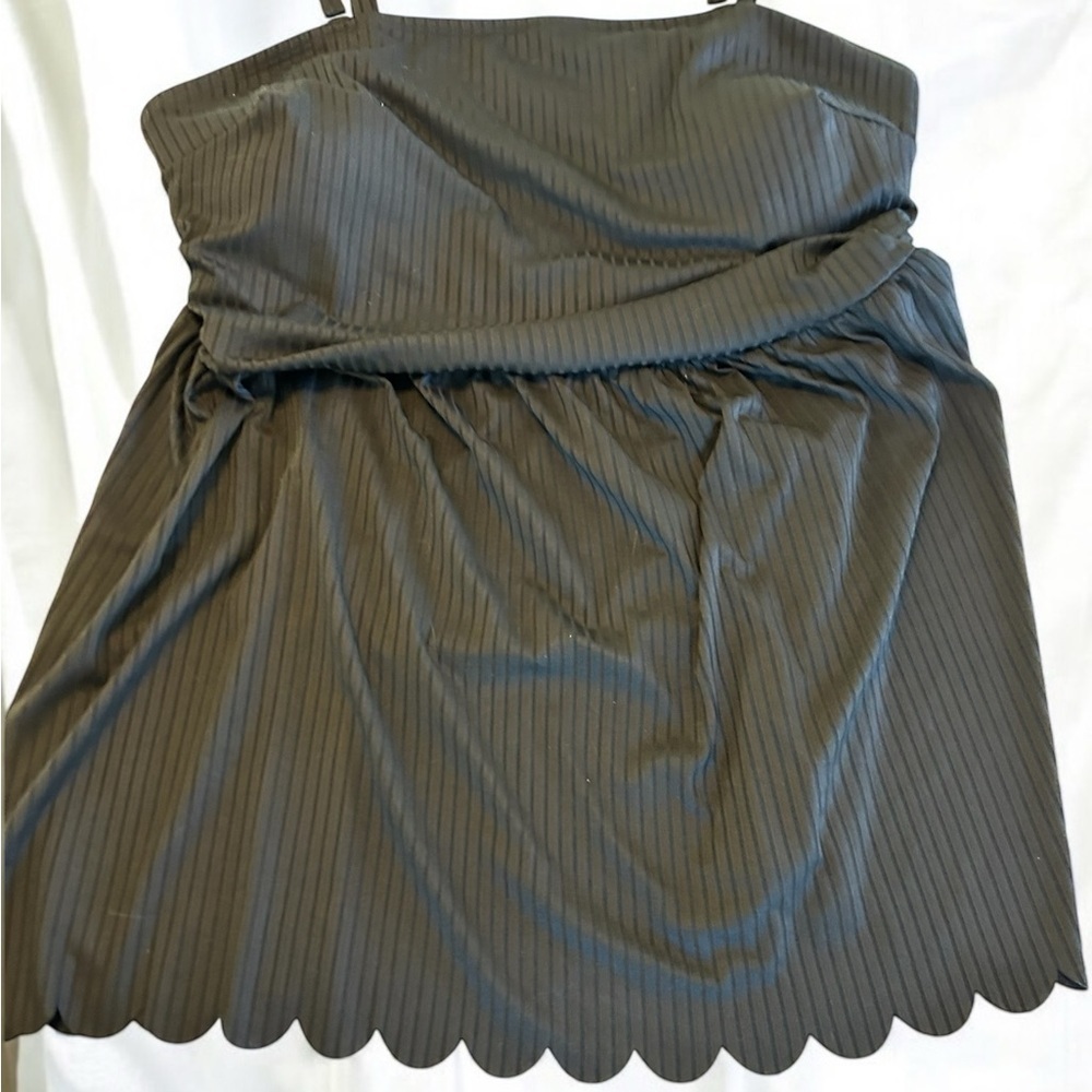 Shein Womens Swim Dress Size 6XL US 26 2 Piece Black Swim Dress With Bottoms NWT - Picture 3 of 6
